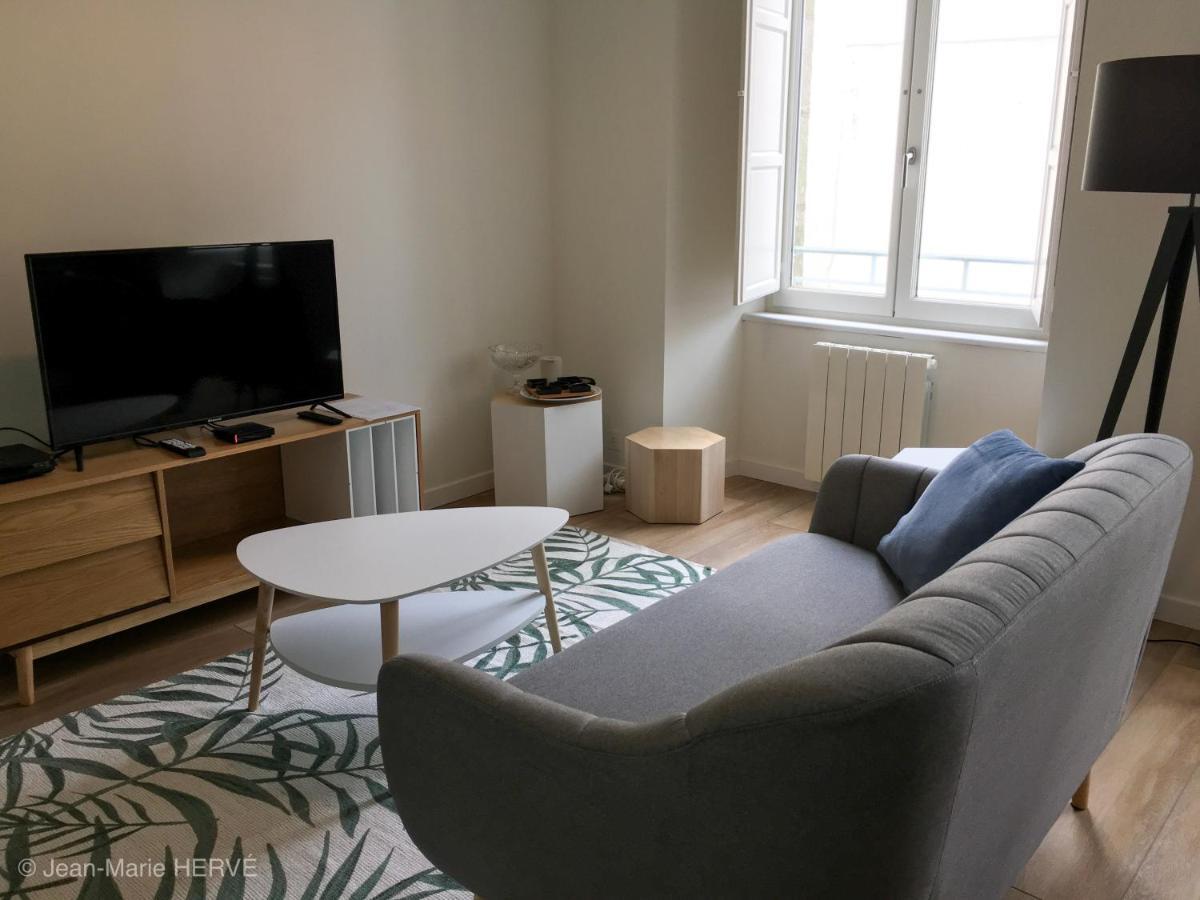 La Palmeraie - Appartement Classe 4 Etoiles - Hyper Centre Ville Quimper Exteriör bild